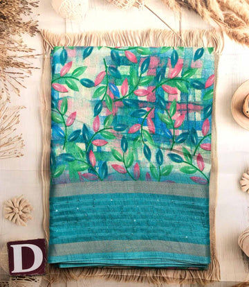 Elegant Dola Silk Saree with Blouse Piece