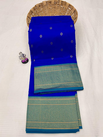 Ink blue Paithani Saree