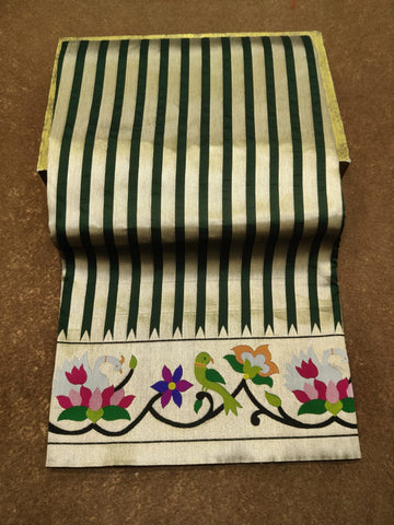 Vertical Stripes Paithani saree