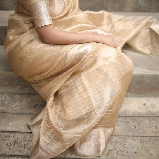 Monopoly Gold Tissue saree