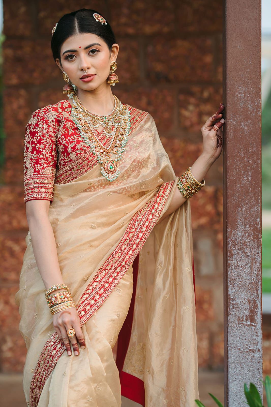 Premium Jimmy Choo Embroidered Saree with Sequin