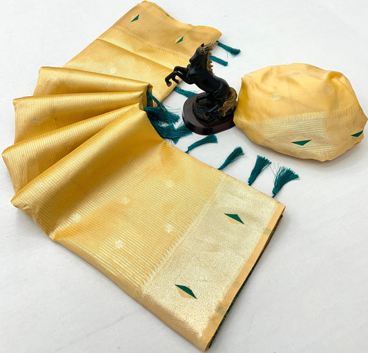 Yellow Tissue Paithani Vol-2 Collection